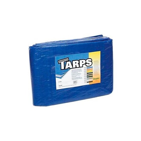 Harpster Of Philipsburg Light Duty Tarp, Blue, High-Density Polyethylene B50x100